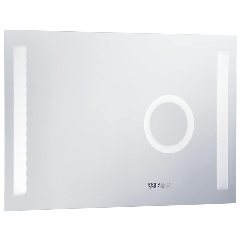 vidaXL LED-es fürdőszobai falitükör érintésérzékelővel 100 x 60 cm