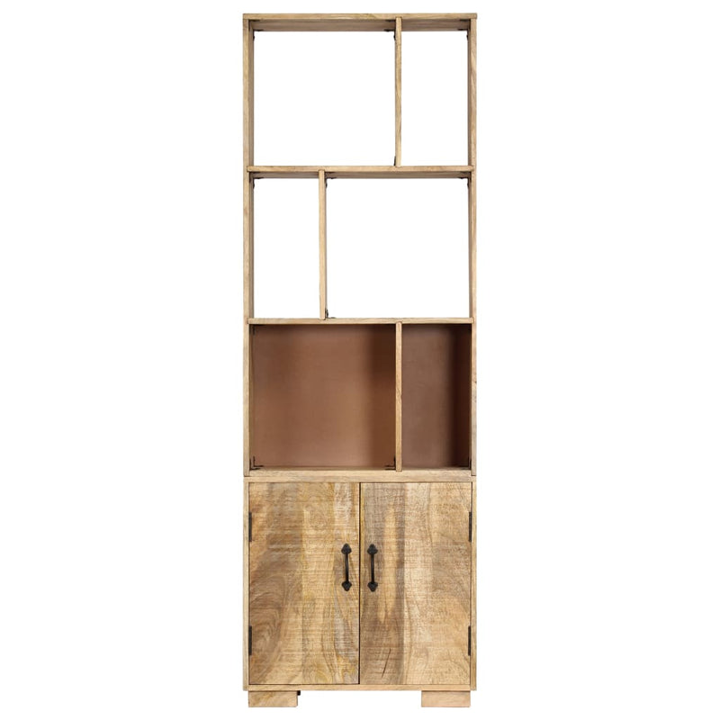 vidaXL tömör mangófa könyvespolc 60 x 35 x 180 cm