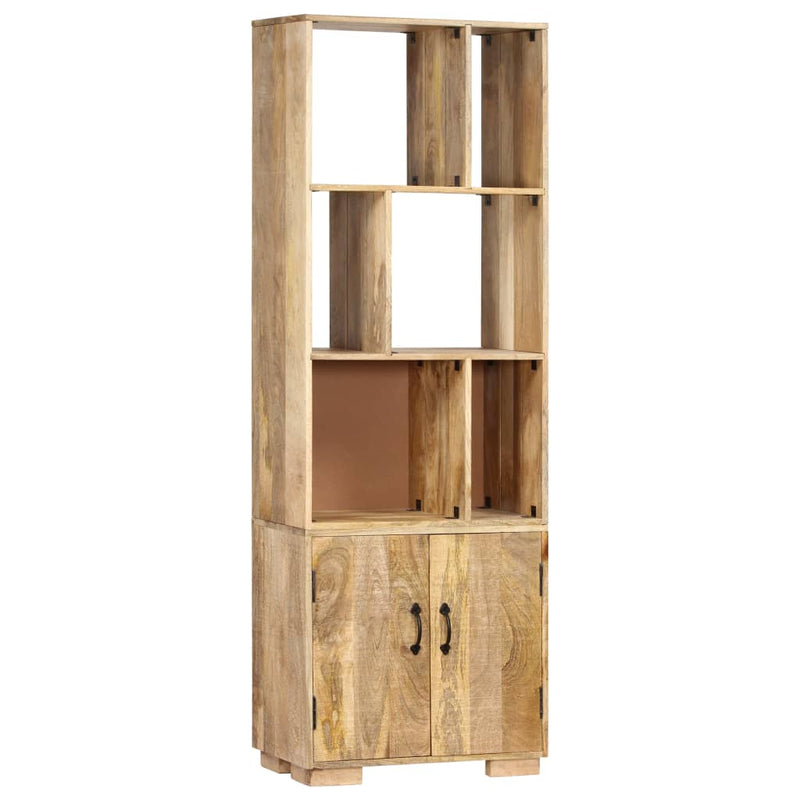 vidaXL tömör mangófa könyvespolc 60 x 35 x 180 cm
