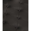 vidaXL fekete repülős stílusú valódi bőr fotel