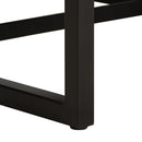 vidaXL fekete valódi bőr karosszék