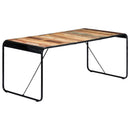 vidaXL tömör újrahasznosított fa étkezőasztal 180 x 90 x 76 cm