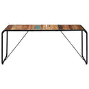 vidaXL tömör újrahasznosított fa étkezőasztal 180 x 90 x 76 cm