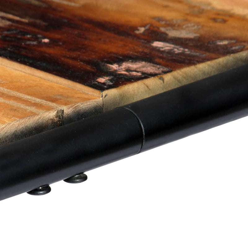vidaXL tömör újrahasznosított fa étkezőasztal 118 x 60 x 76 cm