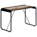 vidaXL tömör újrahasznosított fa étkezőasztal 118 x 60 x 76 cm