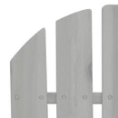 vidaXL szürke fa kerti szék