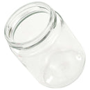 vidaXL 48 db 230 ml-es befőttesüveg piros-fehér tetővel