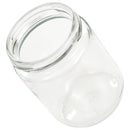 vidaXL 96 db 230 ml-es befőttesüveg piros-fehér tetővel