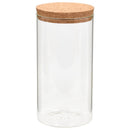 vidaXL 6 db üvegedény parafa fedéllel 1400 ml
