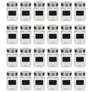 vidaXL 24 db tárolóedény matricával 300 ml