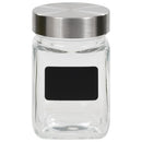 vidaXL 24 db tárolóedény matricával 300 ml