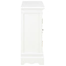 vidaXL fehér tömör fenyőfa tálalószekrény 70 x 28 x 70 cm