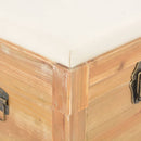 vidaXL MDF tárolóláda párnával 80 x 40 x 40 cm