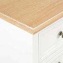 vidaXL 2 db fehér MDF éjjeliszekrény 35 x 30 x 49 cm