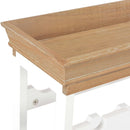 vidaXL fehér MDF borszekrény 70 x 22,5 x 70,5 cm