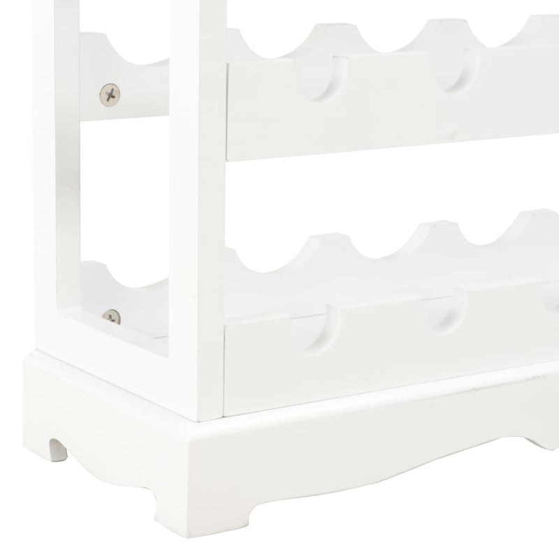 vidaXL fehér MDF borszekrény 70 x 22,5 x 70,5 cm