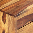 vidaXL tömör akácfából tálalószekrény 118 x 30 x 60 cm
