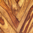 vidaXL tömör akácfából tálalószekrény 118 x 30 x 60 cm