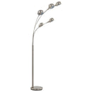 vidaXL ezüst állólámpa 200 cm 5 db E14 típusú foglalattal