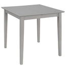 vidaXL szürke kihúzható MDF étkezőasztal (80-120)x80x74 cm