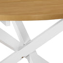 vidaXL fehér MDF étkezőasztal 120 x 75 cm