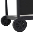 vidaXL fekete acél gáz grillező 6 főzőzónával