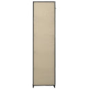 vidaXL krémszínű összecsukható szövet ruhásszekrény 110 x 45 x 175 cm