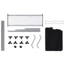 vidaXL fekete acél szennyesszortírozó 3 zsákkal