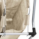 vidaXL krémszínű acél szennyesszortírozó 4 zsákkal