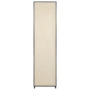 vidaXL krémszínű ruhásszekrény 4 tárolórekesszel 175 x 45 x 170 cm