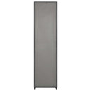 vidaXL szürke ruhásszekrény 4 tárolórekesszel 175 x 45 x 170 cm