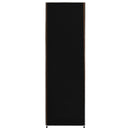 vidaXL fekete szövet ruhásszekrény 87 x 49 x 159 cm