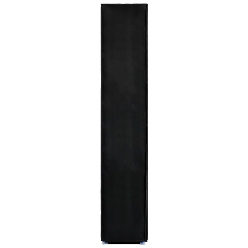 vidaXL fekete szövet cipősszekrény 60 x 30 x 166 cm