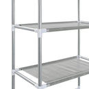vidaXL 3-szintes ezüstszínű alumínium tárolóállvány 53 x 28 x 169 cm
