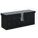 vidaXL fekete alumíniumdoboz 485 x 140 x 200 mm