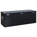 vidaXL fekete alumíniumdoboz 1085 x 370 x 400 mm