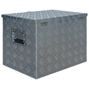 vidaXL ezüstszínű alumíniumdoboz 610 x 430 x 455 mm
