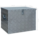 vidaXL ezüstszínű alumíniumdoboz 610 x 430 x 455 mm