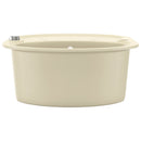 vidaXL bézsszínű, egymedencés ovális gránit mosogatótálca