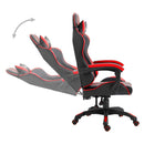 vidaXL piros műbőr gamer szék
