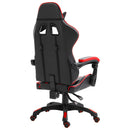 vidaXL piros műbőr gamer szék