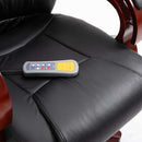 vidaXL fekete műbőr irodaszék