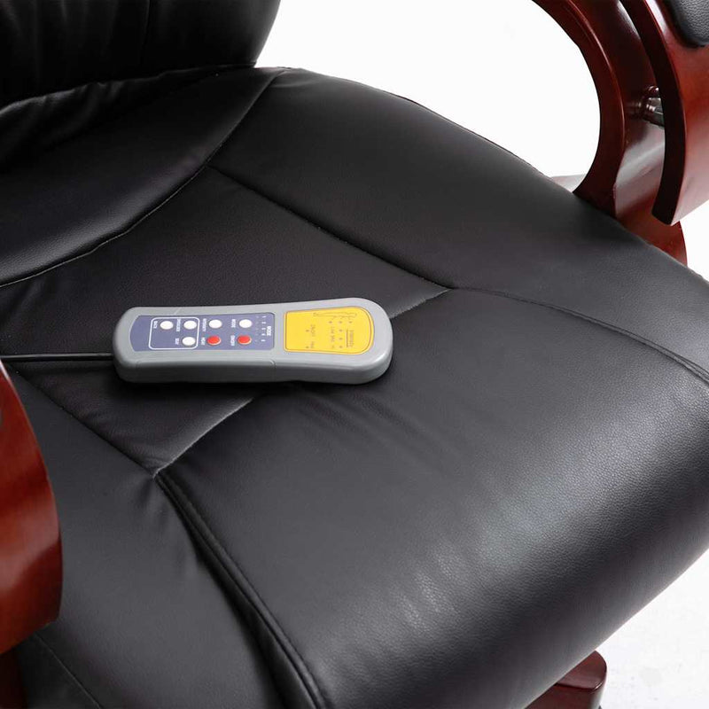 vidaXL fekete műbőr irodaszék