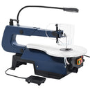 vidaXL elektromos dekopírfűrész lábpedállal és LED-lámpával 125 W