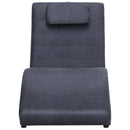 vidaXL szürke művelúr dívány párnával