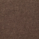 vidaXL barna poliészter pad tárolórekesszel 116 cm