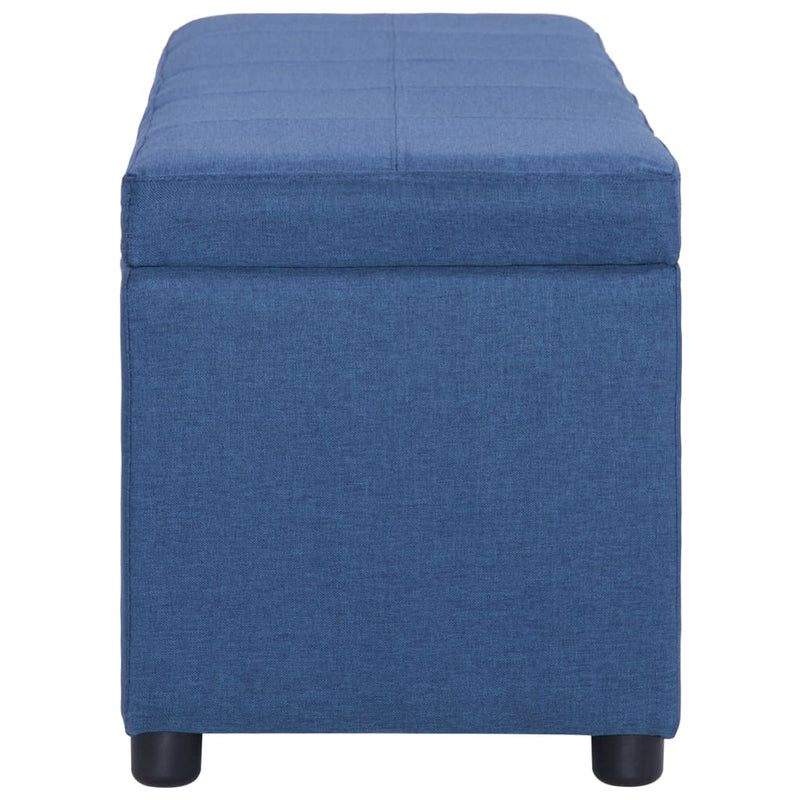 vidaXL kék poliészter pad tárolórekesszel 116 cm