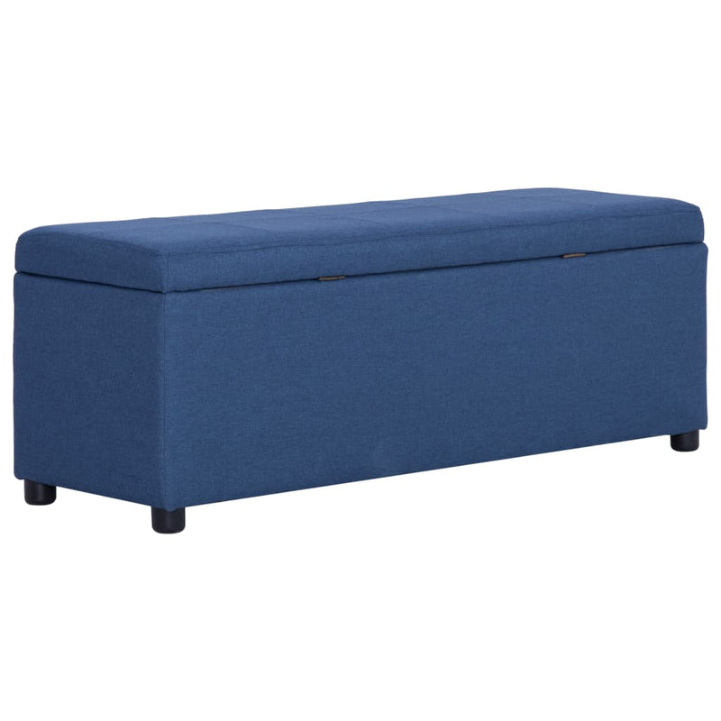 vidaXL kék poliészter pad tárolórekesszel 116 cm