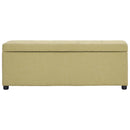 vidaXL zöld poliészter pad tárolórekesszel 116 cm