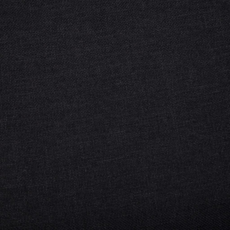 vidaXL fekete poliészter pad tárolórekesszel 116 cm